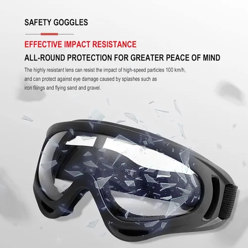 Miniatura 9 de 10 Packs Motorcycle Accessories, 5PCS Dirt Bike Ski Goggles Dustproof Windproof Safety Glasses and 5PCS Face Masks