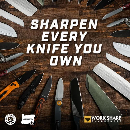 Miniatura 8 de Work Sharp Ken Onion Herramienta Afiladora de Cuchillos - Sistema de Afilado de Cuchillos Ajustable - Para Cuchillos, Tijeras, Hojas Dentadas
