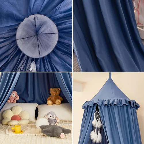 Miniatura 2 de Dosel Decorativo de Princesa para Cama de Niños, Dosel de Cama Suave y Duradero para Habitación de Niñas, Dosel de Tienda, Mosquitero de Ensueño