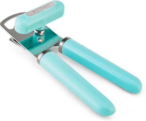 Miniatura 6 de Farberware Abrelatas manual y abrebotellas, hoja de corte de acero inoxidable de alto carbono, perilla grande de fácil giro, asas ergonómicas