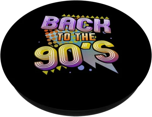 Miniatura 2 de Back To The 90s Nostalgia Retro 1990 Party Costume Men Women PopSockets Standard PopGrip