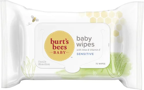 Miniatura 14 de Burt's Bees Toallitas para bebés, sin perfume naturales para pieles sensibles con aloe y vitamina E - 72 toallitas para bebés - Paquete de 10
