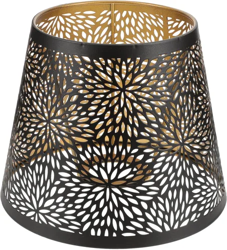 Miniatura 10 de Pantalla de lámpara de metal, sombra de árbol de hierro, sombra de lámpara E27, clip en la mesa, pantalla hueca, accesorios de luz para lámpara