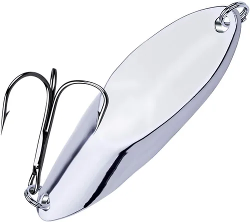 PROBEROS Cucharas de pesca señuelos cebos para lubina, aparejos de cebo de jigging con ganchos agudos, cuchara de metal duro, señuelo de pesca,