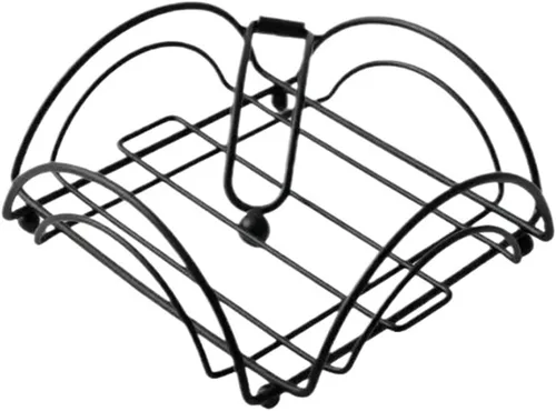 Miniatura 11 de Rustic Metal Napkin Holder Square Paper Organizer Kitchen Restaurant Tabletop(2 Gold)