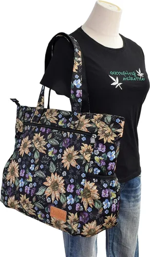 Miniatura 71 de CLOUDMUSIC Bolsa de hombro para enfermeras, profesores, trabajo, gimnasio, viajes, playa, mujeres, con gran capacidad, impermeable