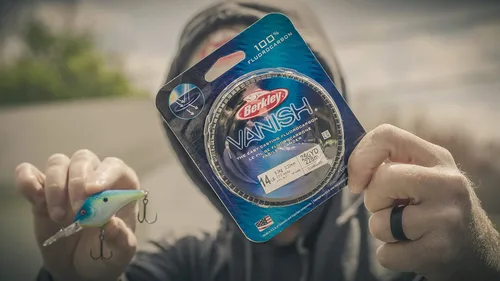 Miniatura 2 de Berkley Vanish Línea de Pesca de Fluorocarbono/Material Líder Transparente - Desvanecer