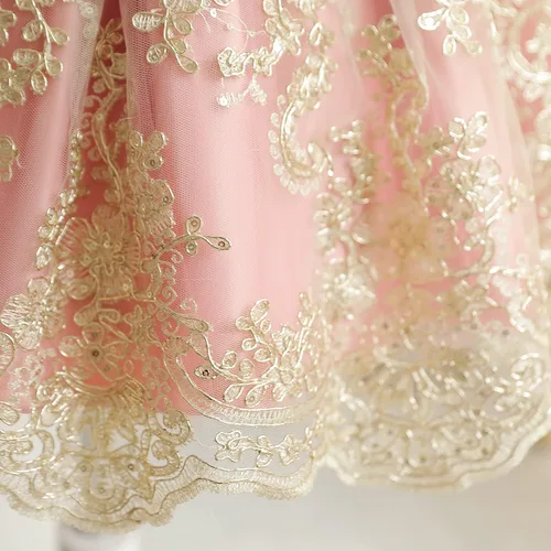 Miniatura 6 de NNJXD - Vestido de princesa de tul con flores, para usar en bodas, para niñas pequeñas y bebés