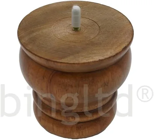 Miniatura 2 de BingLTD - Patas de sofá de madera dura con perfil de nogal de 4 1/2 pulgadas - Juego de 4 (P687-163)