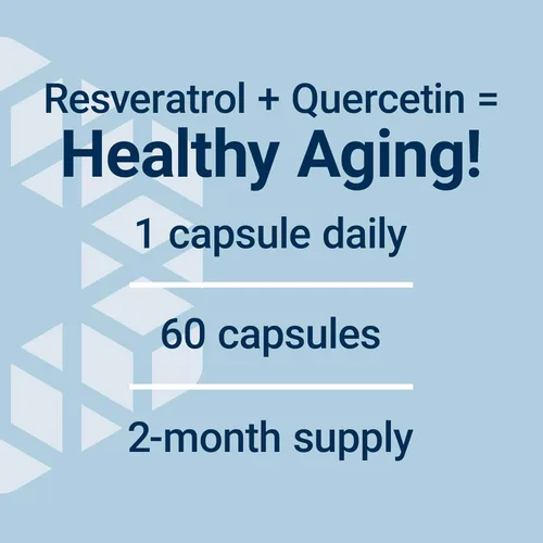 Miniatura 5 de Life Extension Resveratrol Elite optimizado, trans-resveratrol, quercetina, envejecimiento saludable, salud cardíaca, salud cerebral, estrés