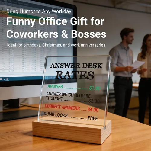 Miniatura 4 de Regalo de humor de oficina, divertido letrero de escritorio de oficina, regalos para compañeros de trabajo, regalos para jefes, regalo