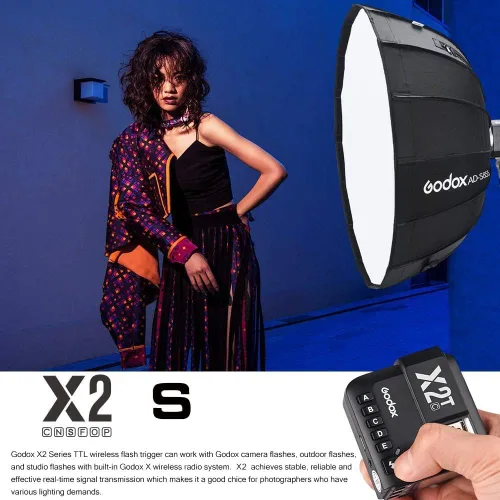 Miniatura 6 de GODOX X2T-C TTL Trigger Flash para Canon EOS Cámaras 1/8000s HSS TTL Función Manual Disparador con paño limpio