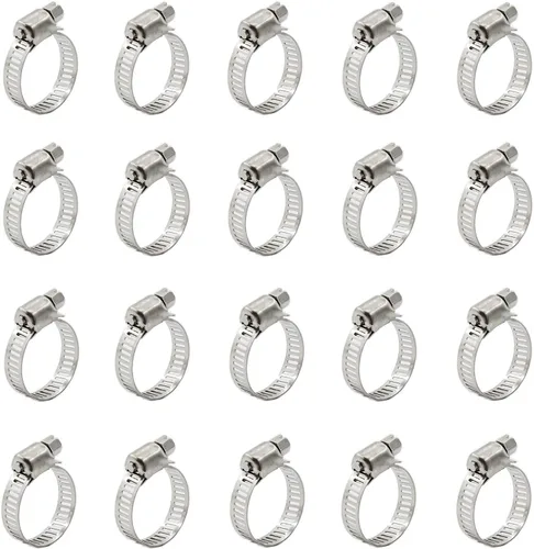 Miniatura 17 de 20 abrazaderas de cable, abrazaderas ajustables de acero inoxidable 304 para conductos, abrazadera de tubo, abrazadera de conducto de aire