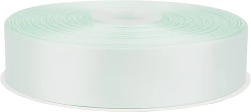 Miniatura 85 de Cinta de satén de doble cara de 1-1/2 pulgadas x 100 yardas, cinta de poliéster negra para envolver regalos, decoración de boda, arreglos florales