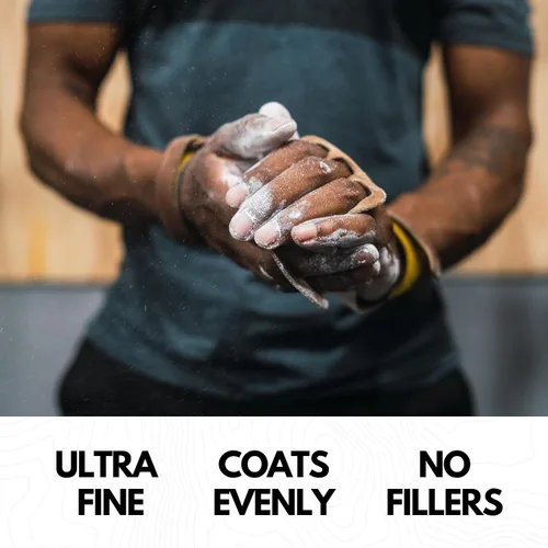 Miniatura 2 de SURVIVOR Gym Chalk - Climbing Chalk, Lifting Chalk, Gymnastics Chalk - Pure Magnesium Carbonate Hand Chalk Powder, Weightlifting Chalk Gym - Rock