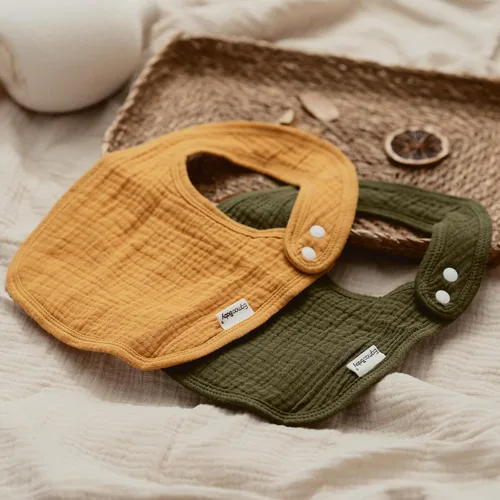 Miniatura 8 de Baberos de muselina para bebés niños y niñas, babero de muselina orgánica para bebé para babeo y dentición, baberos suaves de bandana para babeo