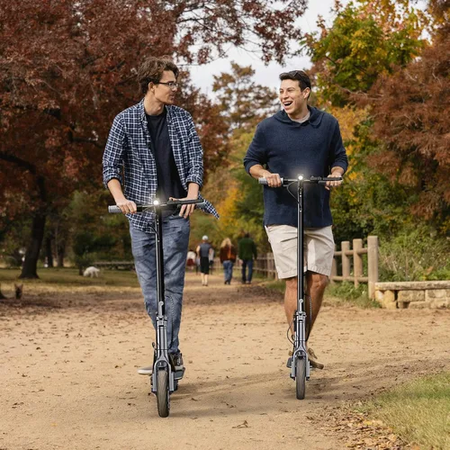 Miniatura 9 de NAVIC Scooter eléctrico para adultos, scooter plegable E con motor potente de 350 W/500 W/750 W, neumáticos sólidos de 8.5 pulgadas/10 pulgadas/14