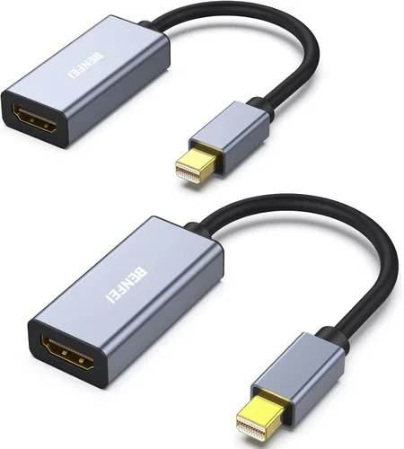 Miniatura 10 de BENFEI Adaptador Mini DisplayPort a HDMI 4K, Thunderbolt 2 a HDMI, compatible con MacBook Air/Pro, Microsoft Surface Pro/Dock, Monitor, Proyector