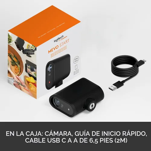 Miniatura 11 de Logitech for Creators Mevo Start, cámara inalámbrica de transmisión en vivo, calidad de video HD de 1080p, control inteligente de aplicaciones