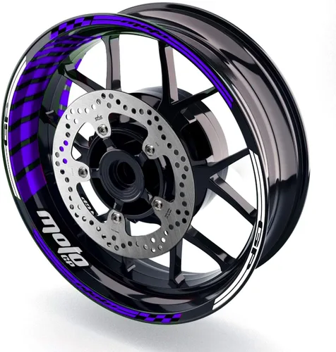 Miniatura 22 de MC MOTOPARTS Adhesivos para llanta de rueda 17 pulgadas Cinta adhesiva AA01 Compatible con GSX1300R GSXR1000 GSXR600 (Azul Aqua)