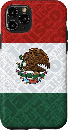 Miniatura 26 de Funda para iPhone 11 Jalisco México escudo aguila Bandera Nacional
