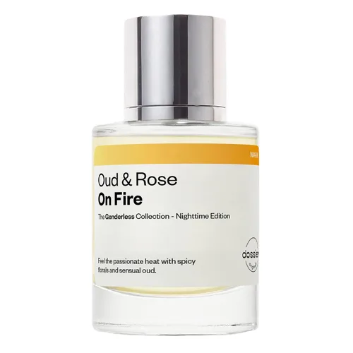 Dossier Original Eau de Parfum - Oud & Rose on Fire - Unisex - Perfume de larga duración de 50 ML elaborado en Francia
