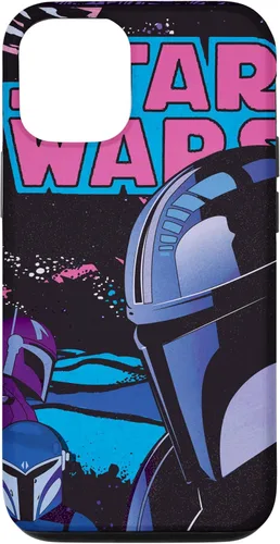 Miniatura 26 de Carcasa de cómic retro para iPhone 16 Star Wars The Mandalorian Bounty Hunters