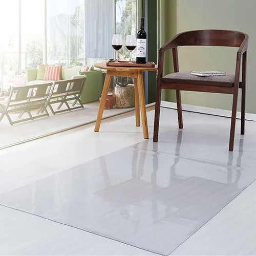 Miniatura 5 de Protector de escritorio transparente, protector de mantel de plástico de PVC, a prueba de aceite, rectangular, transparente, para mesas de cocina
