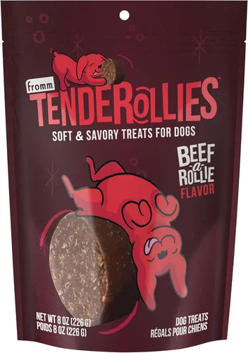 Miniatura 12 de Fromm Tenderollies Chick-a-Rollie - Golosinas para perros, suaves y saladas, receta de pollo, 8 onzas