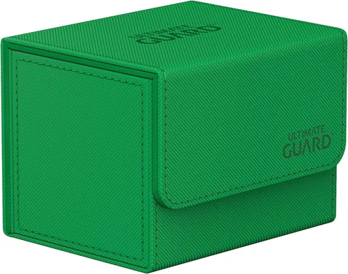 Miniatura 13 de Ultimate Guard Sidewinder 100+, caja de cubierta para 100 tarjetas TCG de doble manga, gris, cierre magnético y forro interior de microfibra para un