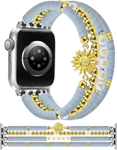 Miniatura 23 de JR.DM Correa de reloj de Halloween Compatible con Apple Watch de 38 mm, 40 mm, 41 mm, 44 mm, 42 mm, 45 mm, 46 mm, linda, preppy, hecha a mano