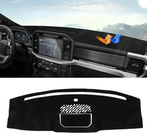 Miniatura 9 de Autorder - Tapete para cubierta de tablero de instrumentos para camioneta Ford F100/F150/F250/F350/Bronco Pickup Truck, 1973-1977 1978 1979