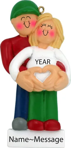 Miniatura 2 de Adorno de Navidad para embarazadas 2024, regalo personalizado para nuevos padres, adorno para padres primerizos, regalo para padres esperados