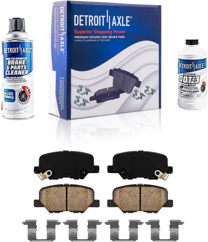 Miniatura 68 de Detroit Axle - Pinza de disco del lado del acompañante + pastillas de freno de cerámica de repuesto para Lexus HS250H Toyota RAV4 Prius V Scion xB