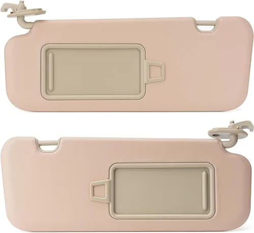 Miniatura 6 de Visera solar para el lado izquierdo del conductor compatible con Hyundai Elantra AD 2017 2018 2019, reemplaza # 85210-F0100TTX (beige)