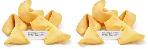 Miniatura 9 de Soeos Fortune Cookies, galletas Fortune envueltas individualmente a granel, aproximadamente 25 galletas, galletas crujientes empaquetadas