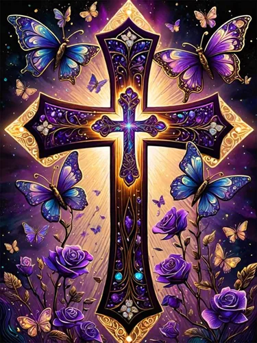 Miniatura 22 de croshom Kit de arte de diamantes 5D atrapasueños, kits de pintura de diamantes de mariposa para adultos principiantes, pintura de taladro redondo
