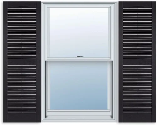 Miniatura 14 de Persianas estándar exteriores de vinilo para ventanas Negro