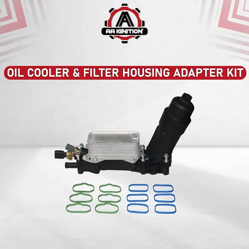 Miniatura 6 de Kit adaptador de enfriador de aceite y carcasa del filtro – Reemplaza 68105583AF, 68105583AE – Compatible con vehículos Chrysler, Dodge & Jeep 3.6L