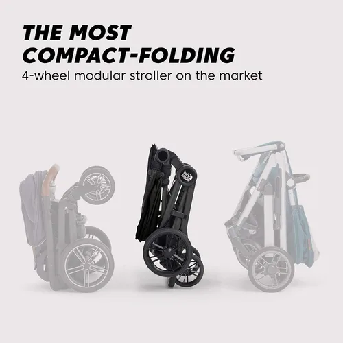Miniatura 2 de Baby Jogger® City Sights® - Sistema de viaje - Cochecito convertible con asiento de coche infantil City GO incluido, color negro intenso