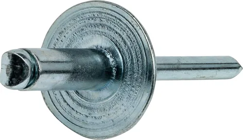 Miniatura 7 de Fastenere Remaches Pop de Brida Grande – 1/4 pulgadas x 1/4 pulgadas (25 piezas) Trabajo Pesado, Extremo Abierto, Acero Zinc, Resistente a