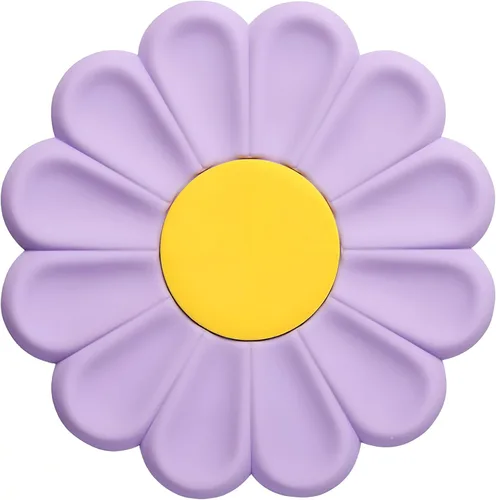 Miniatura 11 de Salvamanteles Daisy para ollas y platos calientes, 6.7 pulgadas, redondos, flexibles, de silicona, soportes calientes, posavasos antideslizantes