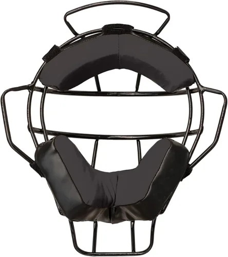 Miniatura 2 de Champion Sports Ultra Lightweight Umpire Face Mask – Baseball & Softball Umpire Equipment, Steel Frame, Leather Padding