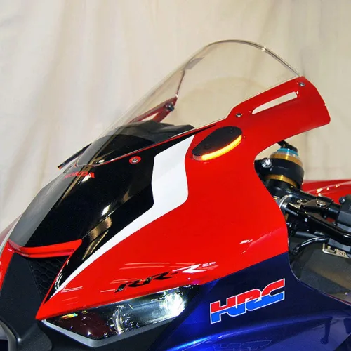 Miniatura 3 de New Rage Cycles Señales de bloqueo de espejo compatibles con Honda CBR1000RR-R