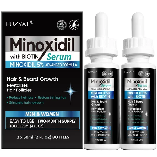 5% de minoxidil para hombres, minoxidil para mujeres, tratamiento para el crecimiento del cabello, suero de crecimiento de barba, enriquecido con