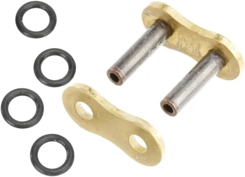 Miniatura 11 de RK Racing Chain GB520SO-90 Cadena de anillo tórico de oro de 90 eslabones con enlace de conexión