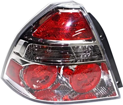Miniatura 3 de Para Chevy Aveo 2009-2011 luces traseras para conductor y pasajero bombillas laterales incluidas con certificación CAPA GM2800245 + GM2801245 Lado