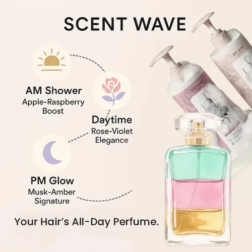 Miniatura 9 de DEMIKI Juego de champú y acondicionador japonés para mujeres, champú sin sulfatos para cabello graso, sin parabenos, sin sulfatos, aroma a rosa