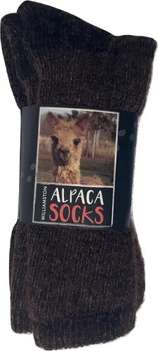 Williamston Alpaca Calcetines Endurance para hombres o mujeres, fabricados en Estados Unidos, cálidos, suaves, lavables a máquina