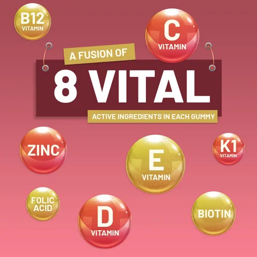 Miniatura 4 de Gomitas de cuidado prenatal 60 veganas Deliciosas gomitas con vitaminas prenatales esenciales y minerales 400 mcg de ácido fólico Vitaminas
